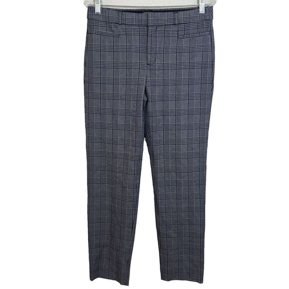 Banana‎ Republic Factory Pants Blue Plaid  4T Sloan Career Slacks NWT $100 - Picture 1 of 4